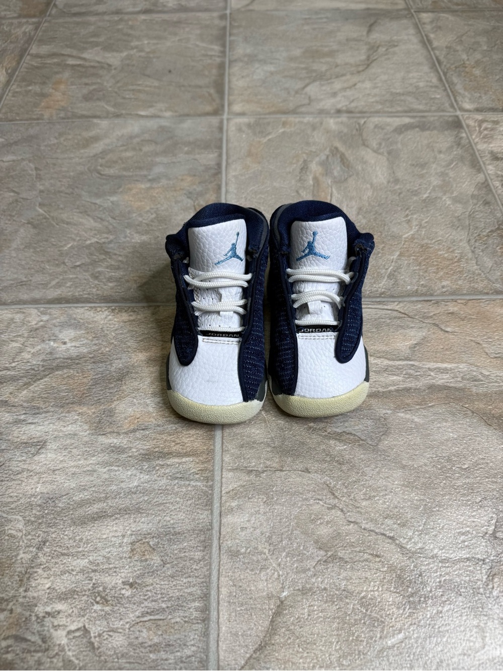 Air Jordan 13 Retro Flint 2020 TD Shoe Size 4c Blue 414581-404 Preowned